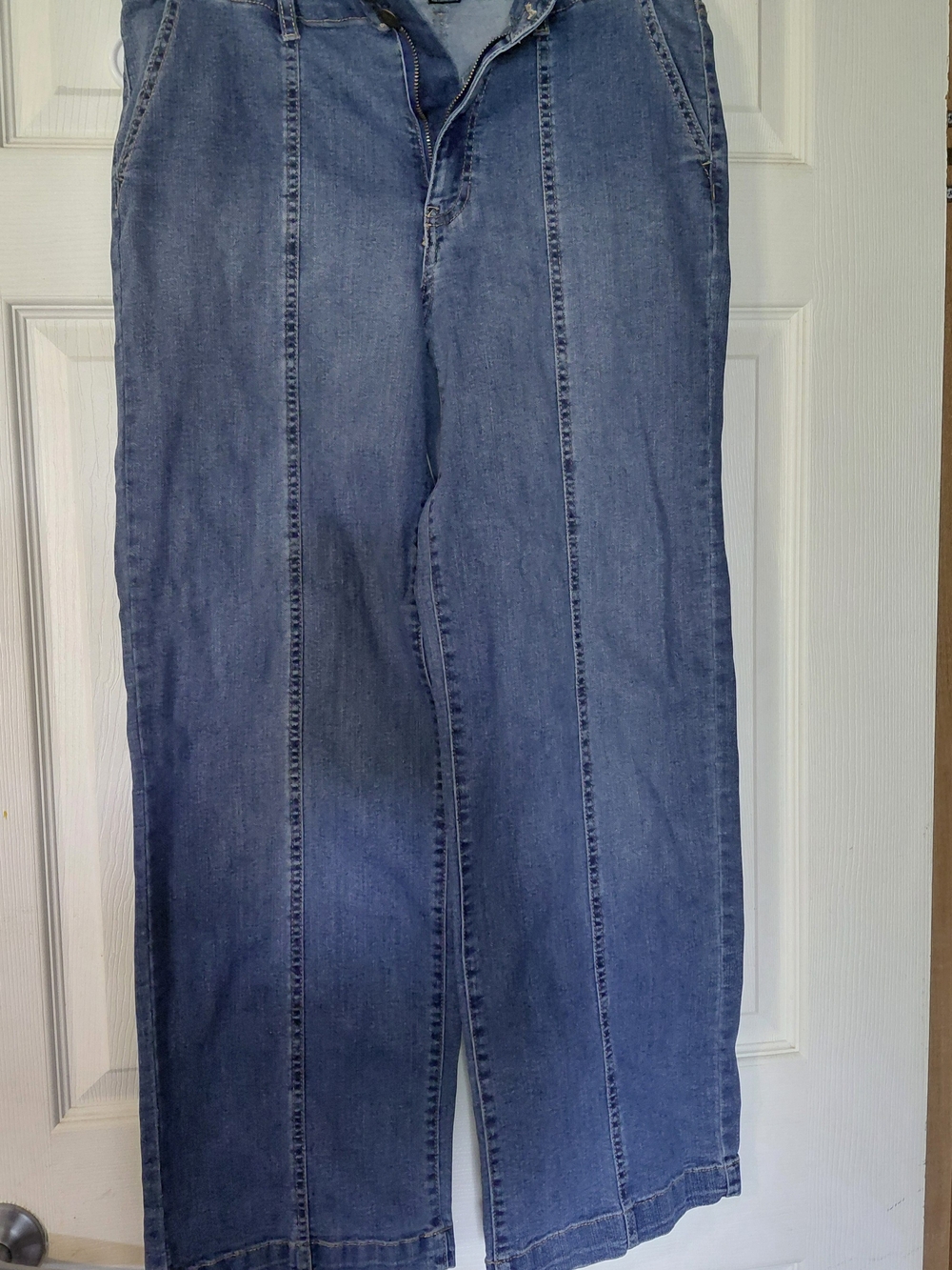 d. jeans Blue High-Rise Wide-Leg Denim Jeans